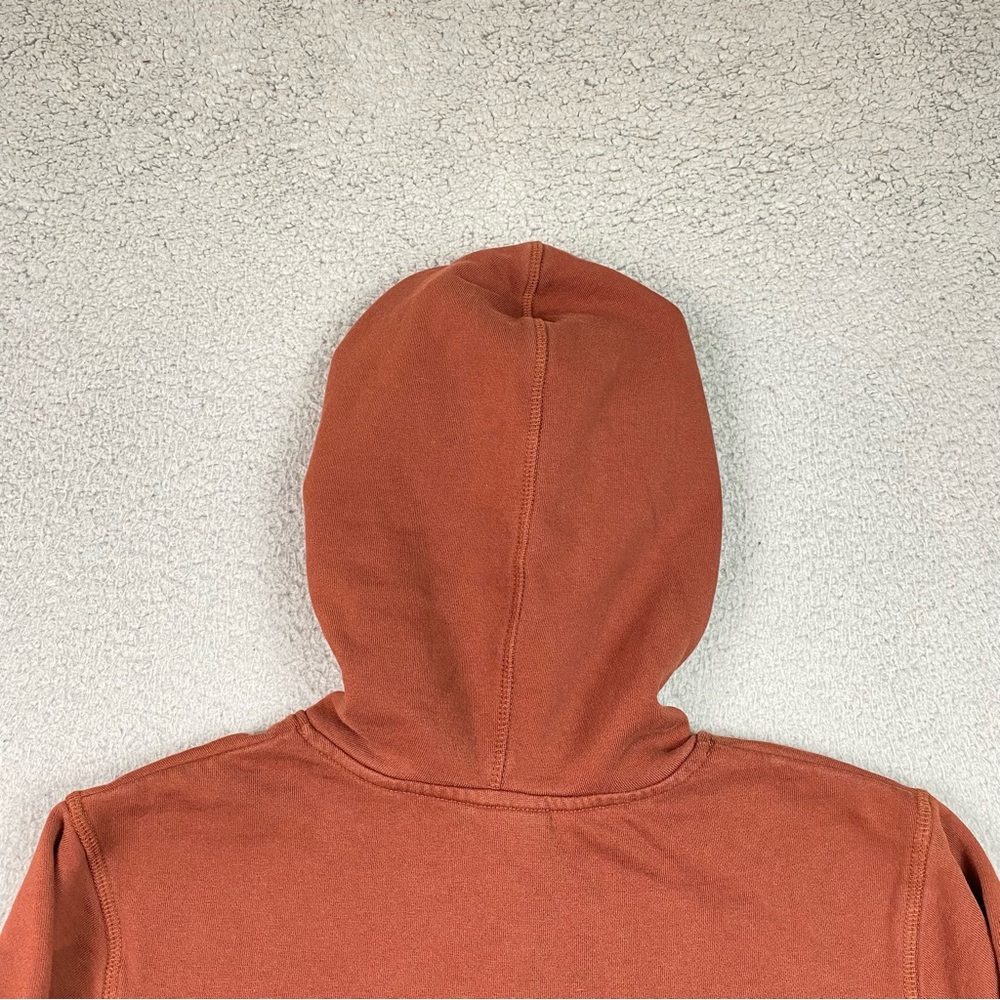 Pact Organic Cotton Hoodie Men's Size M Full Zip Sweatshirt Brick Color Medium * - Picture 8 of 15